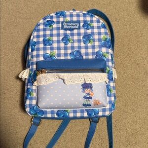 Strawberry Shortcake Blue Gingham Backpack